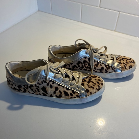 Sam Edelman Leopard Sneakers - Picture 2 of 6